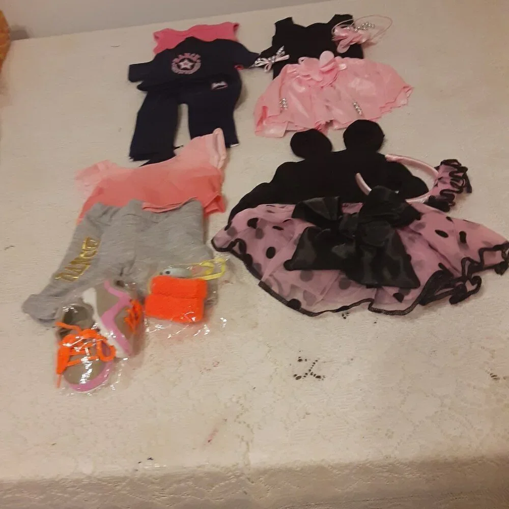 American Girl Custom Made Ballerina Doll & 20 Outfits & Accessories.